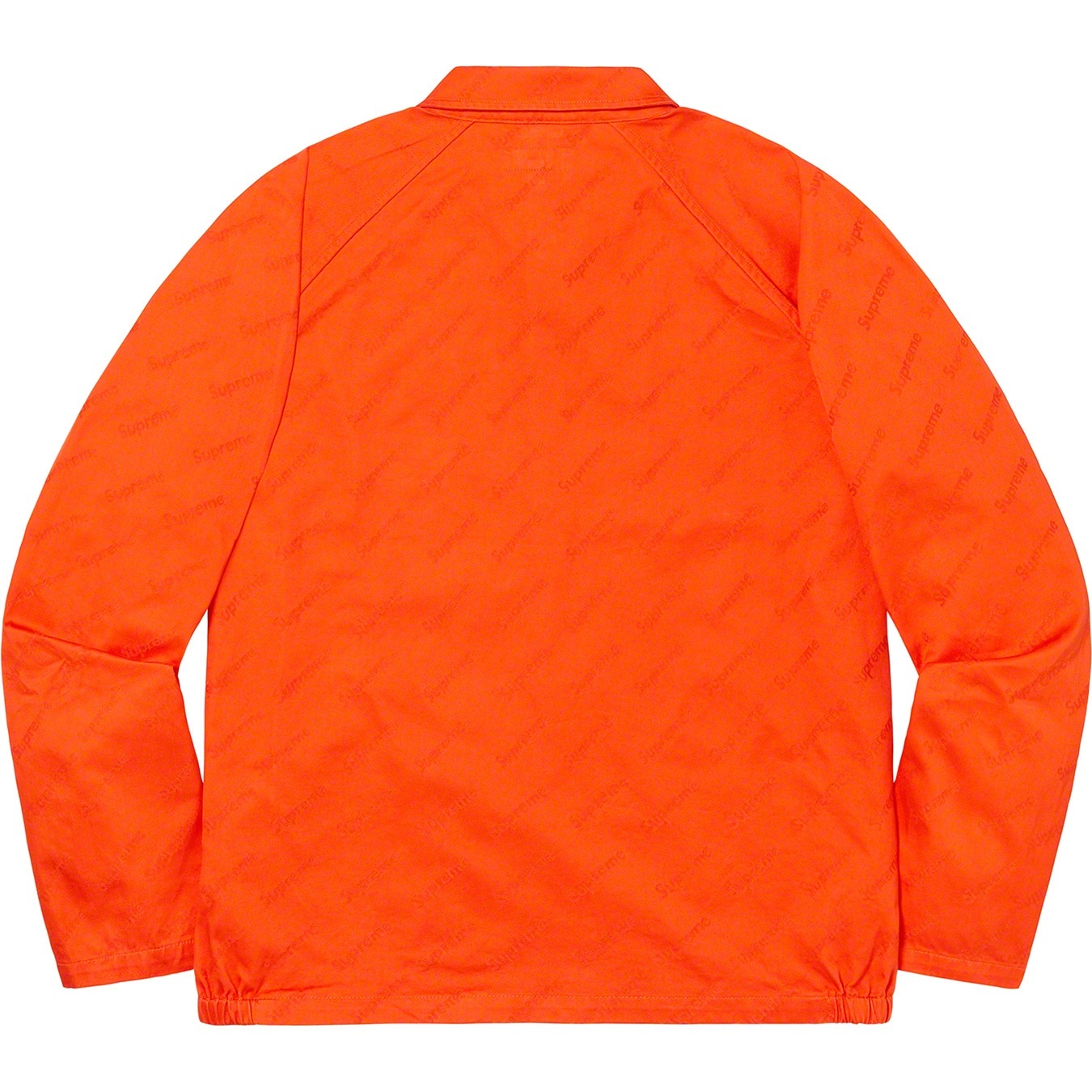 Snap Front Jacquard Logos Twill Jacket view 5
